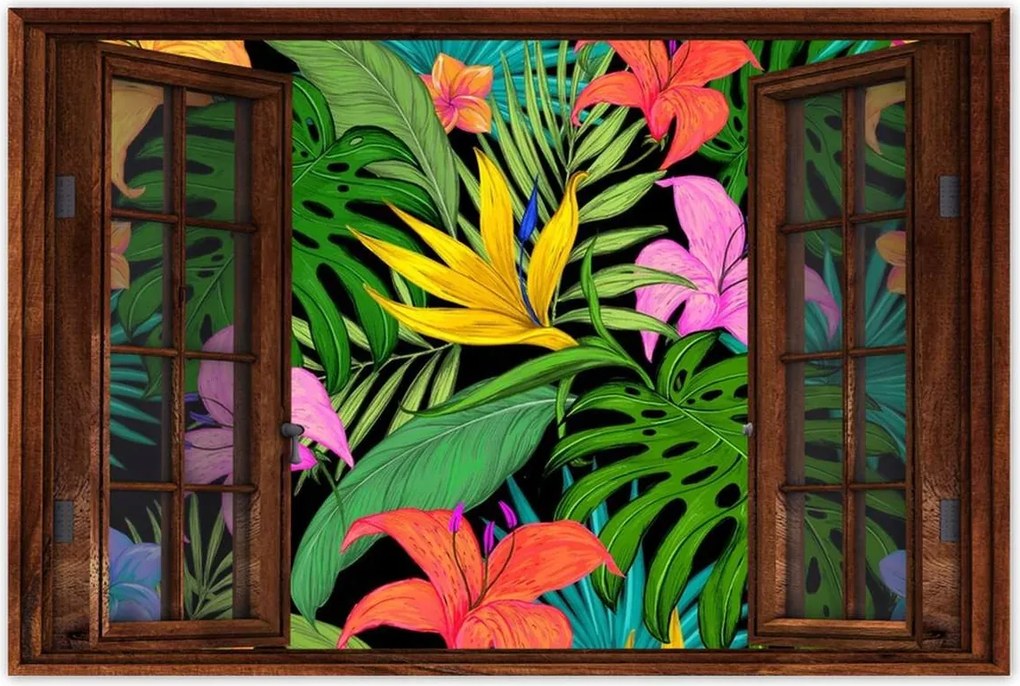 Poszterek 90x60 Levelek Monstery Levelek