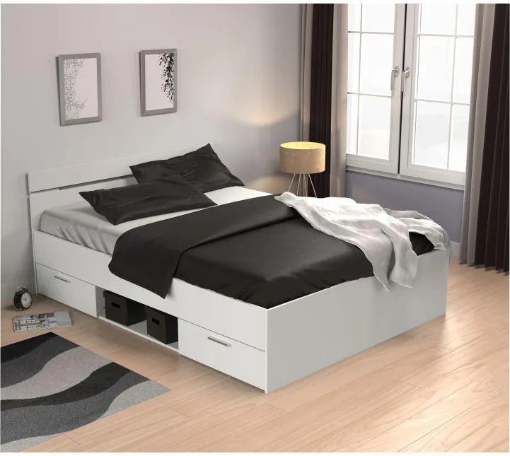 Michal ágy 140x200 fehér