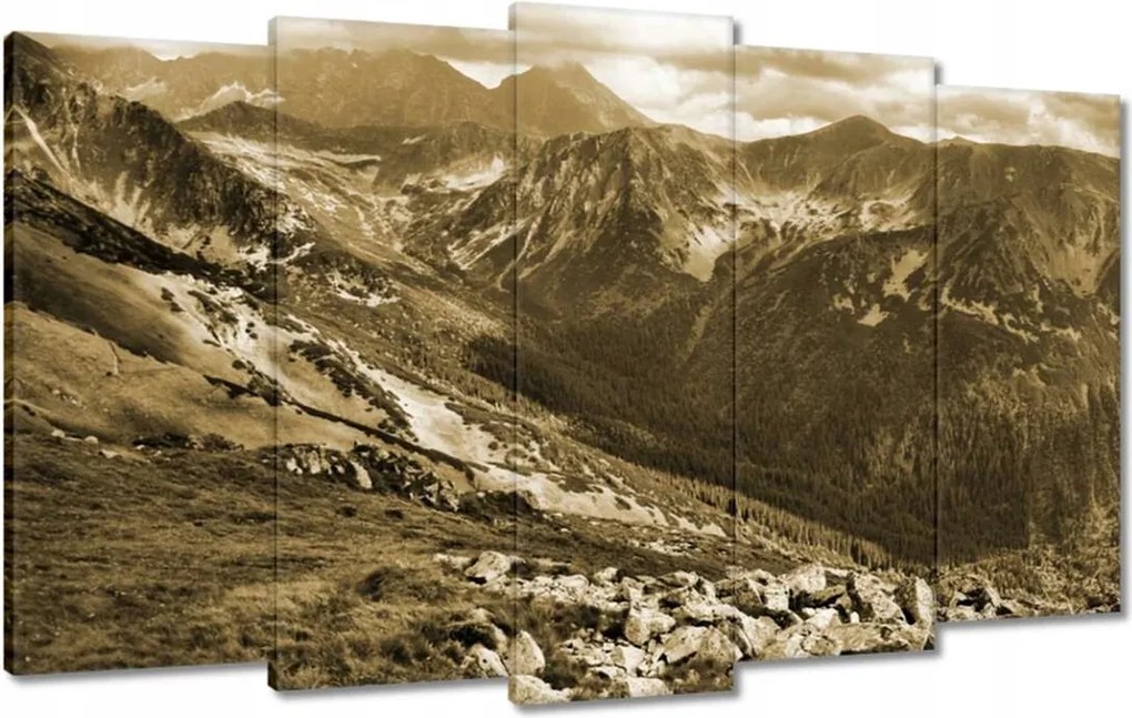 Képek 100x60 Tátra Lengyel hegyek Kilátás