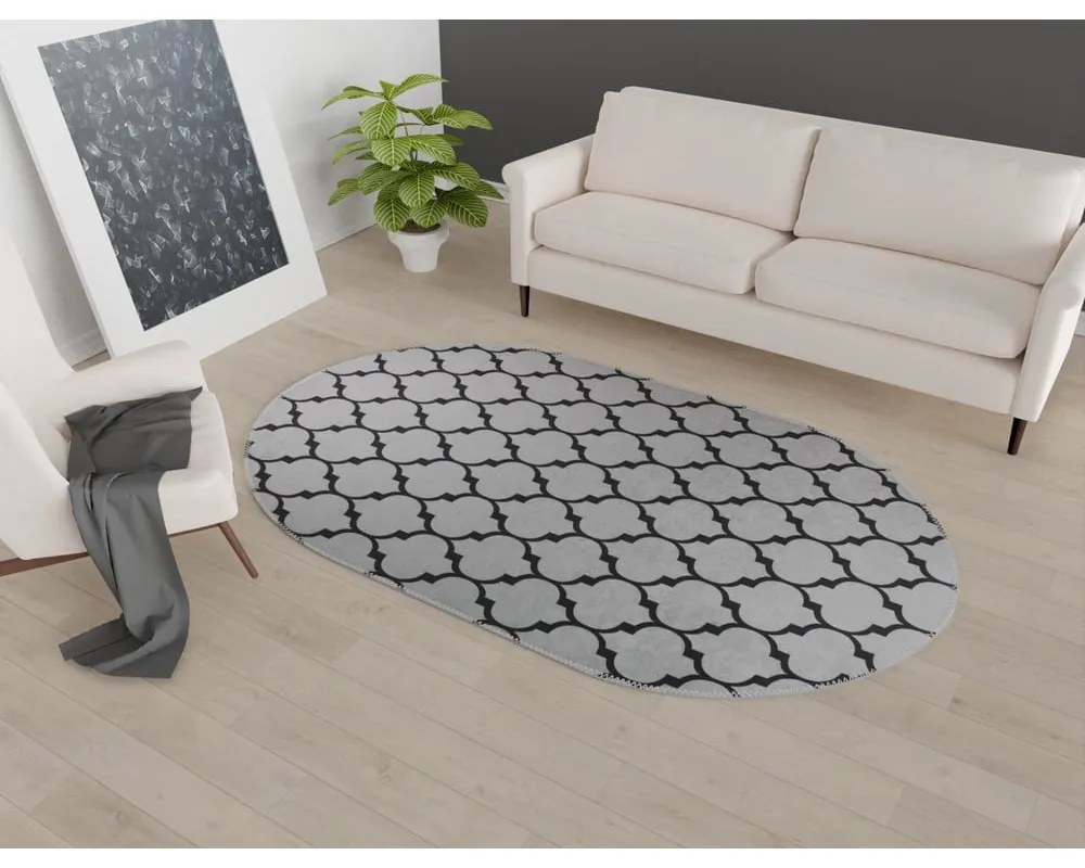 Sötétszürke mosható szőnyeg 120x180 cm – Vitaus