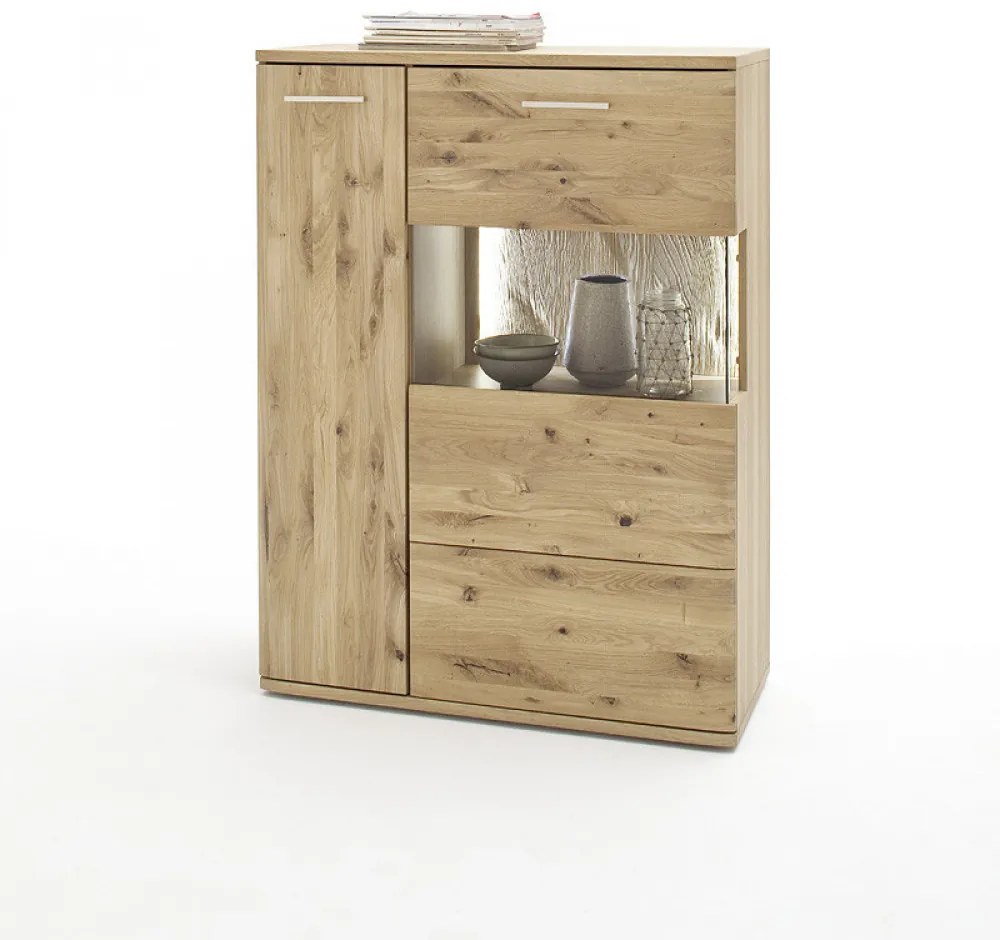 SANTORI T20 Alacsony Balos Üveges tároló 2 ajtós 90cm