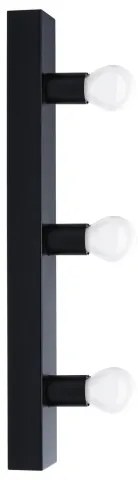 Paulmann 80097 - 3xE14/40W IP44 Fürdőszobai tükörmegvilágító REGULA 230V fekete