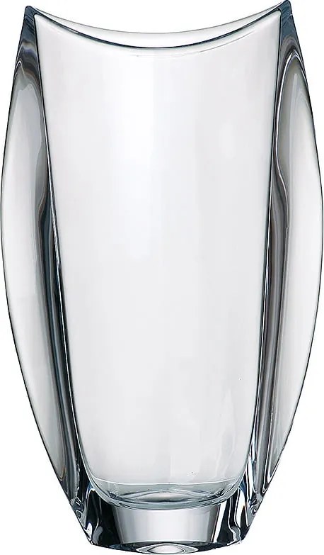 Bohemia Orbit Üveg Virág Váza 30,5 cm Modern Dekorációs Flakon