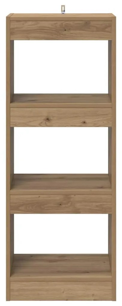 Könyvespolc kézműves tölgy 40 x 30 x 103 cm Faanyag