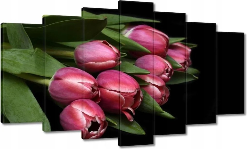 Vászonkép 140x80 Zamatos tulipánok