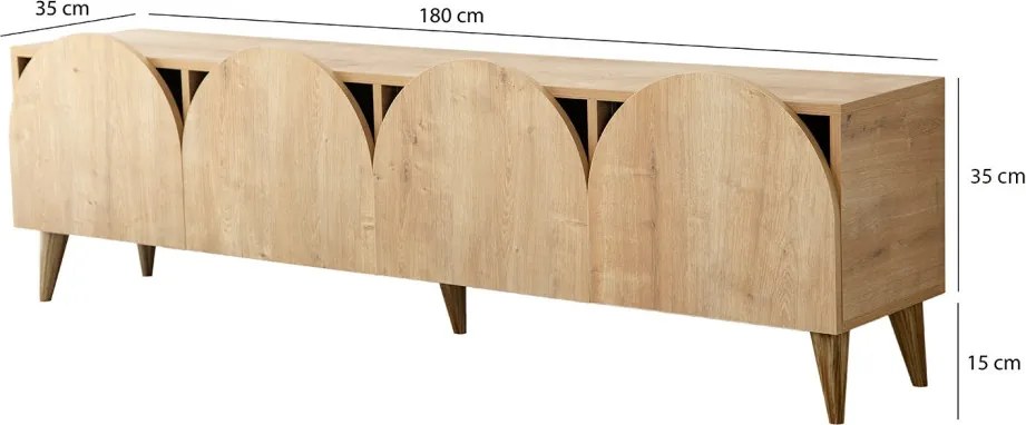 Mesta TV-állvány, 180 cm – TR552NOS2432