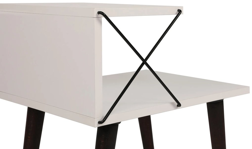 Éjjeliszekrény Cross - White