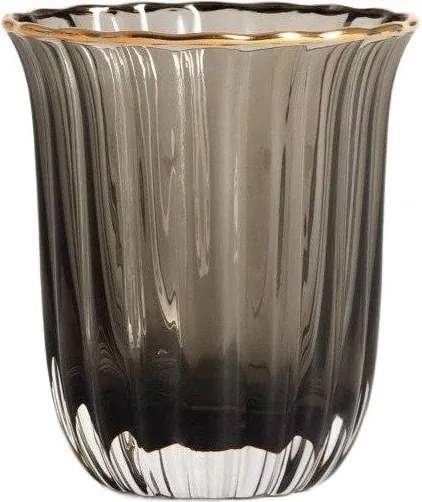 Scuro bordázott pohár arany bevonattal 0,22 l Homla