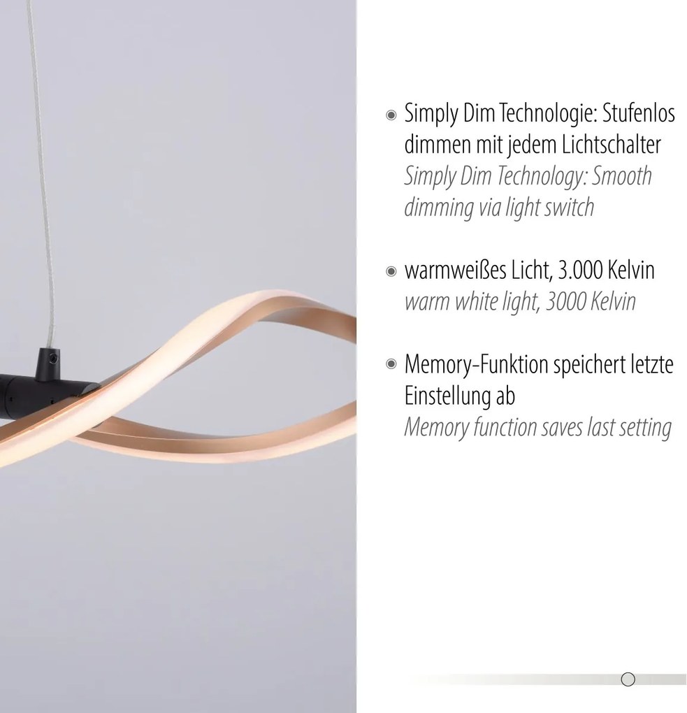 Paul Neuhaus modern függeszték polina fekete arany pln9142-18