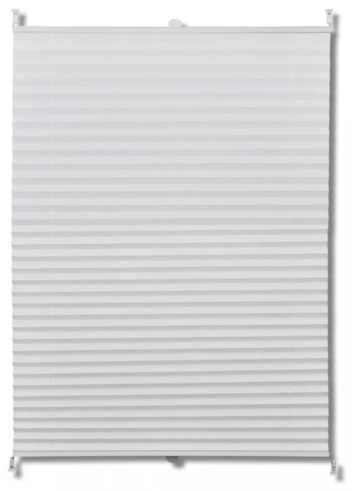 Plisse Roló 60 x 200 cm Fehér Redős Roló