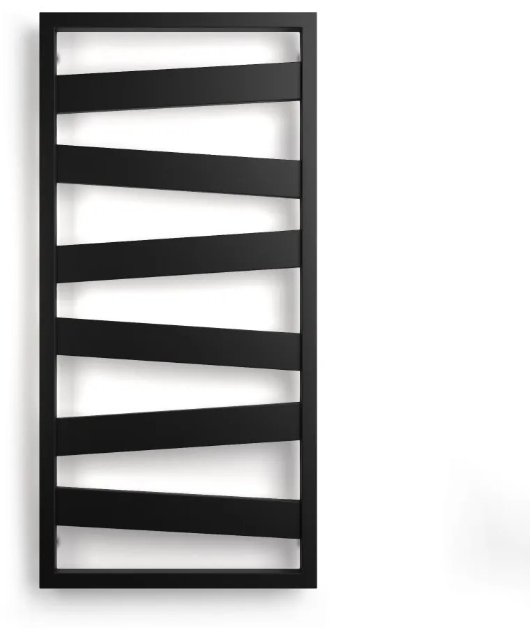 Weberg Texas Design Törölközőszárítós Radiátor 110x53 cm (Fekete)