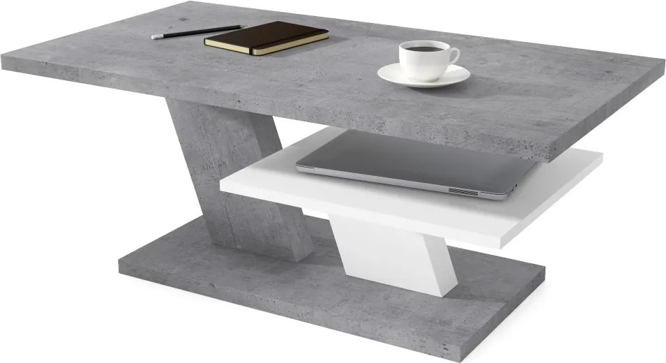 CLIFF MAT beton / fehér