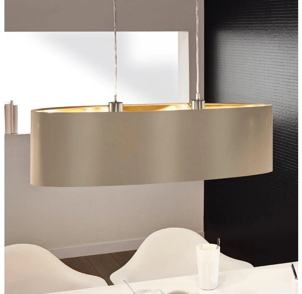 Eglo 31613 - MASERLO függeszték 2xE27/60W/230V, kábellel