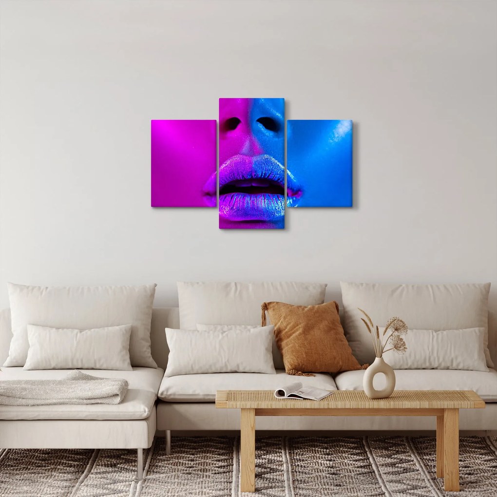 Színes tollak képe (90x60 cm)