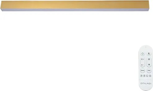 Brilagi - Dimmelhető LED mennyezeti lámpa SLEEKLINE LED/40W/230V Wi-Fi Tuya arany + távirányító