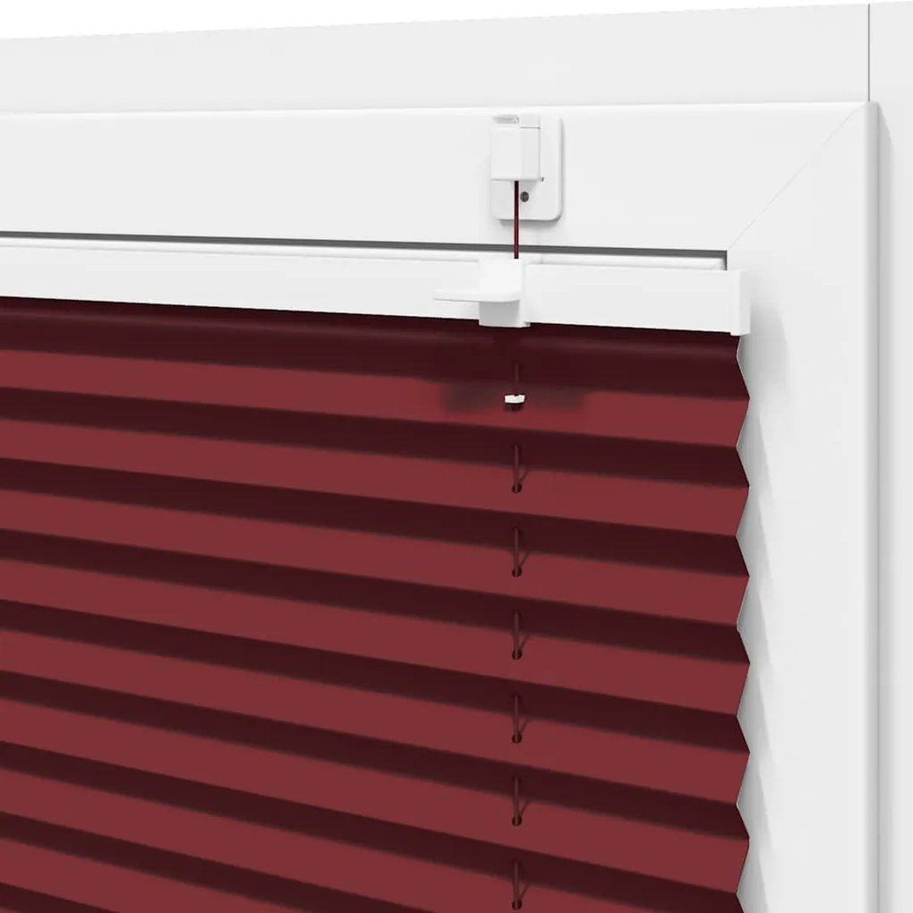 pliszírozott redőny Bordeaux piros 60x100 cm Szövetszélesség