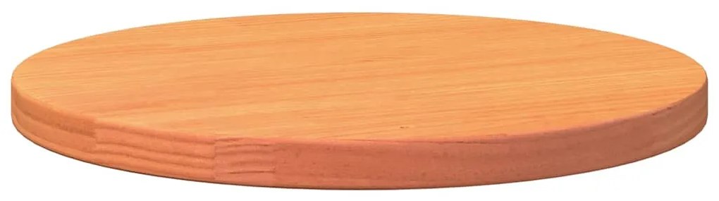 viaszbarna tömör fenyőfa kerek asztallap Ø40 x 2,5 cm
