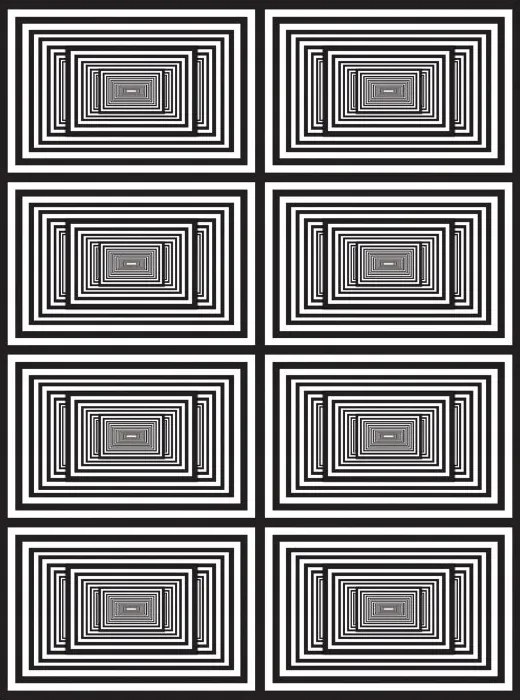 Fotótapéta Fekete-Fehér Geometria Absztrakt vinil 184x254 falra +ragasztó