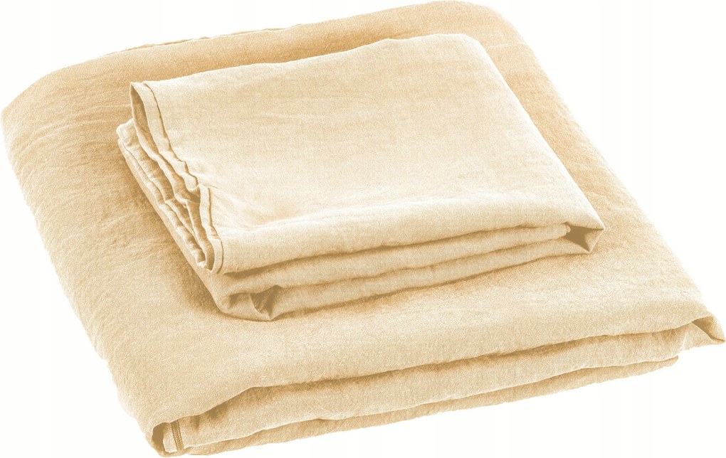 Lenvászon Ágyneműhuzat, Párnahuzat 100% Len 50X70 Beige