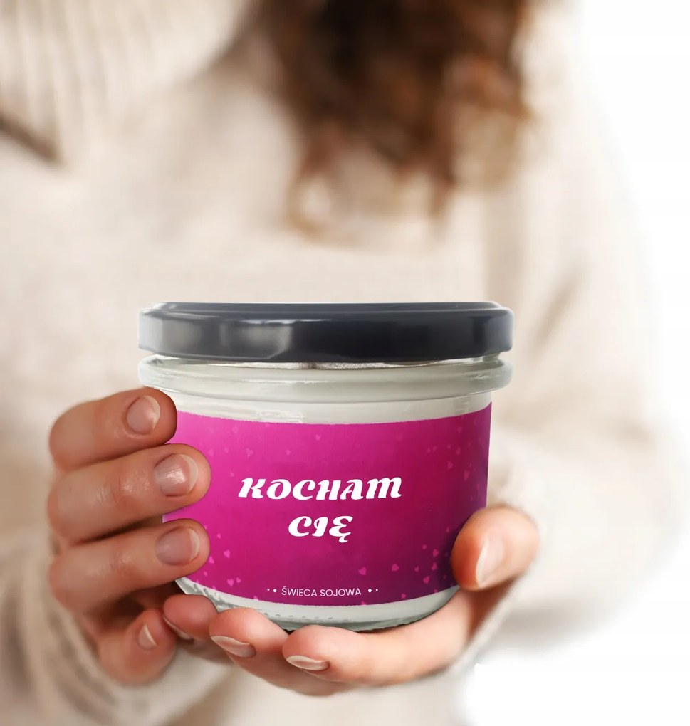 Szója Illatgyertya 150ML Romantikus Ajándék Valentin Napra Évfordulóra