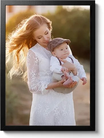 Képkeret 50x70 Fekete plexi képkeret mdf ajándéknak