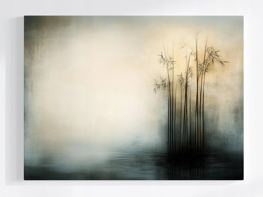 Vászonkép Canvas Bambusz Minimalizmus Zen Nyugalom Természet 80x60