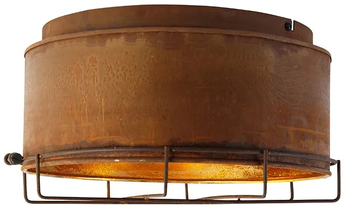 Ipari mennyezeti lámpa rozsdabarna 35 cm - Barril