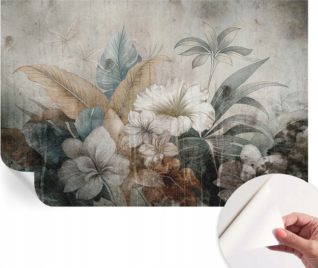 Öntapadós Dekoratív Fotótapéta Hálószobába Virágos álom 104x70 cm