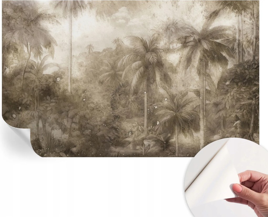 Öntapadós fotótapéta Egyszerű összeszerelés Egzotikus táj 416x254 cm