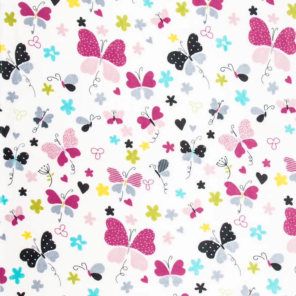 4Home Soft Dreams Butterfly pléd, 150 x 200 cm