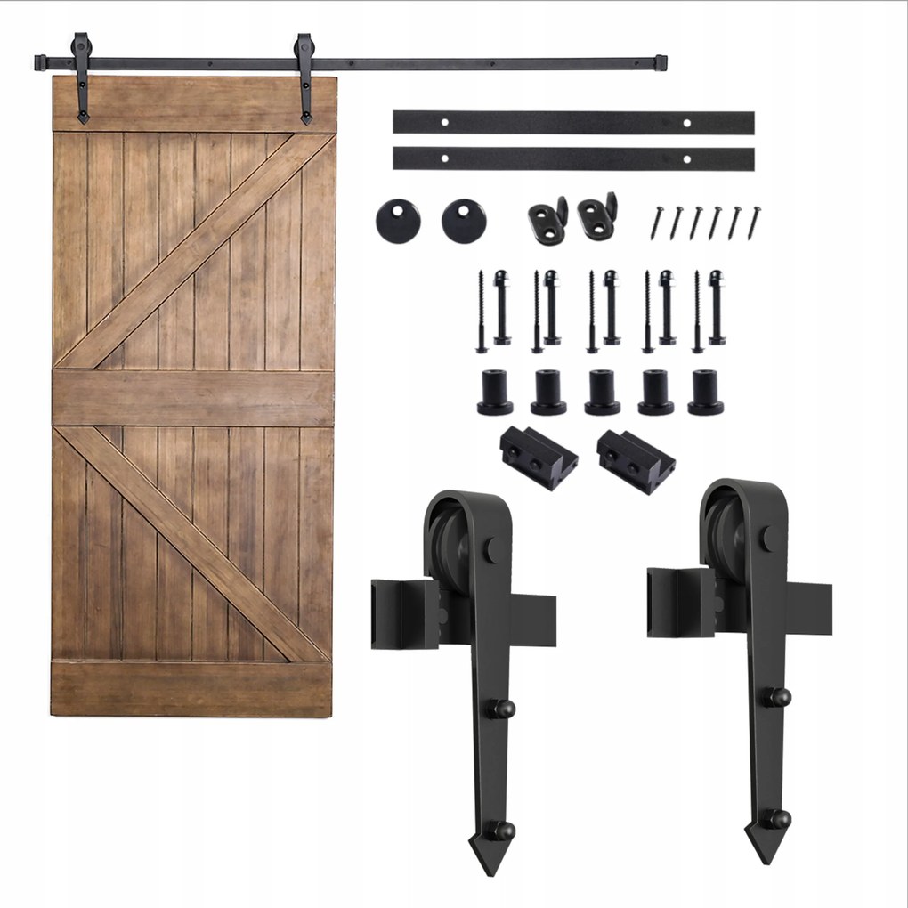 Barn Door tolóajtó rendszer, nyílvessző, 2m