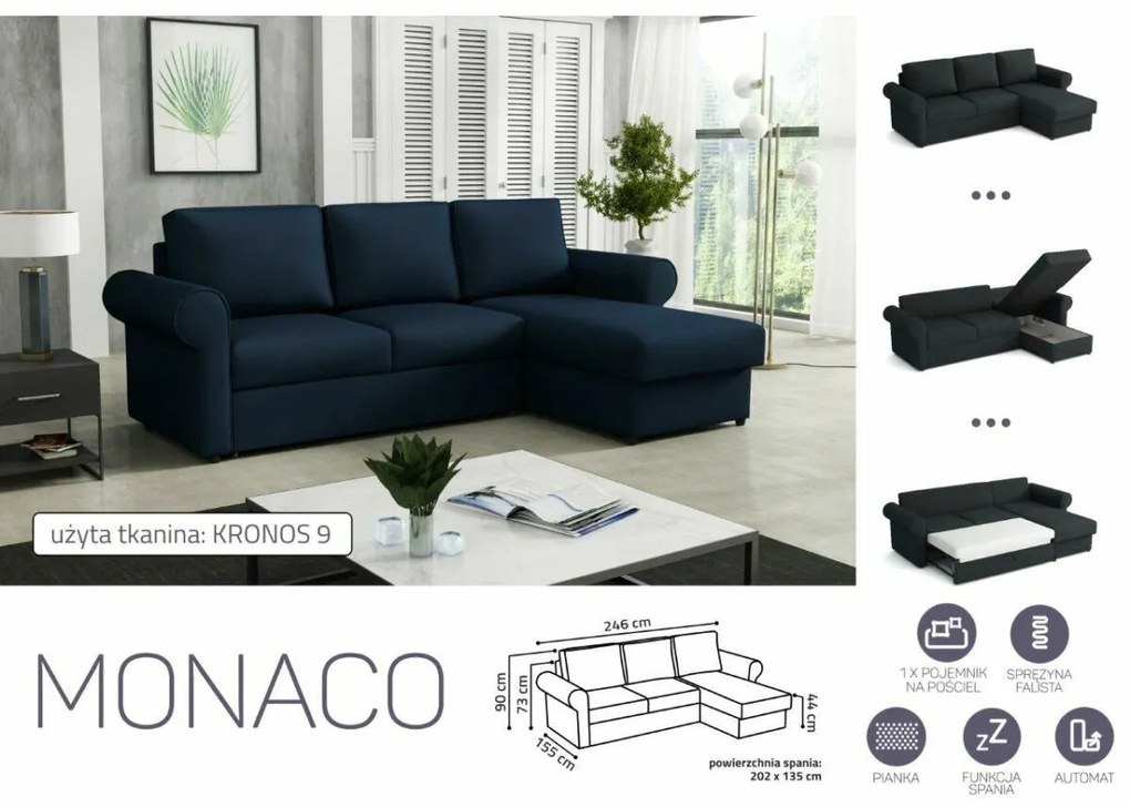Monaco sarok ülőgarnitúra