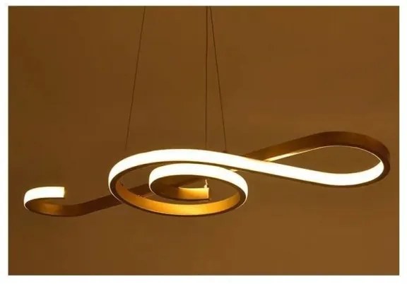 LED Csillár zsinóron LED/18W/230V 3000K arany