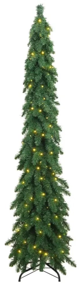 megvilágított műkarácsonyfa 130 LED-del 210 cm