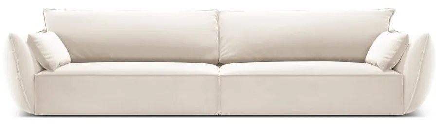 Bézs bársony kanapé 248 cm Vanda – Mazzini Sofas
