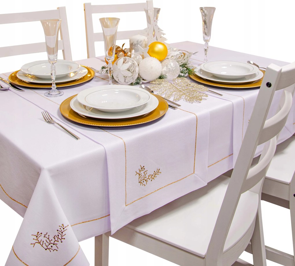 abrosz foltálló Fenyő 280x140 fehér arany