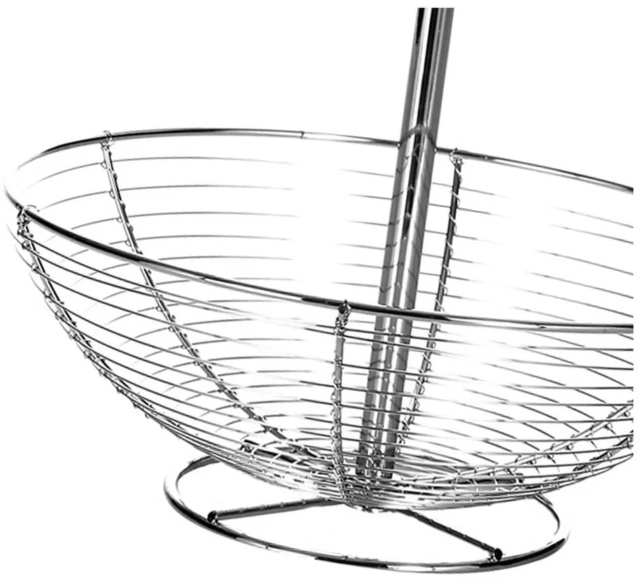 Baker 2 szintes fém gyümölcsös kosár, magasság 41 cm - Casa Selección
