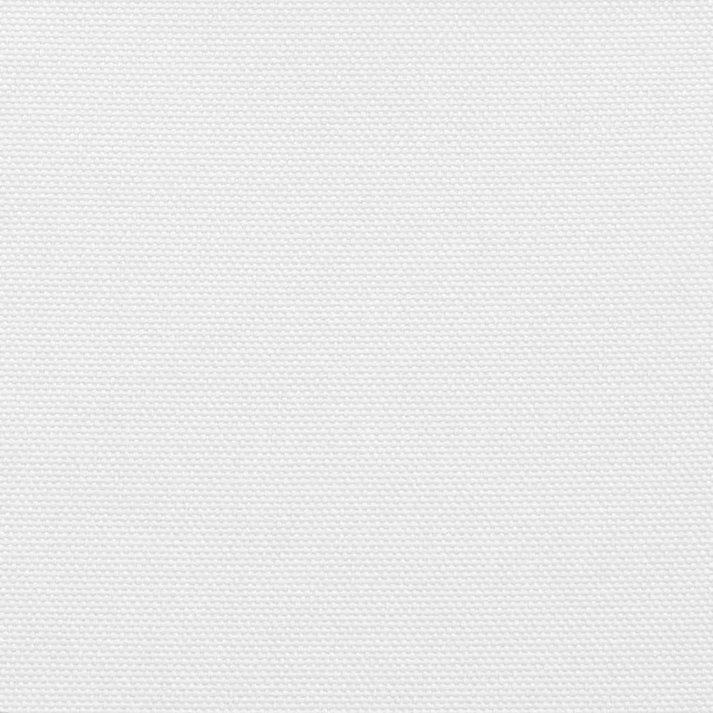 fehér 100% oxford poliészter erkélyparaván 75 x 700 cm