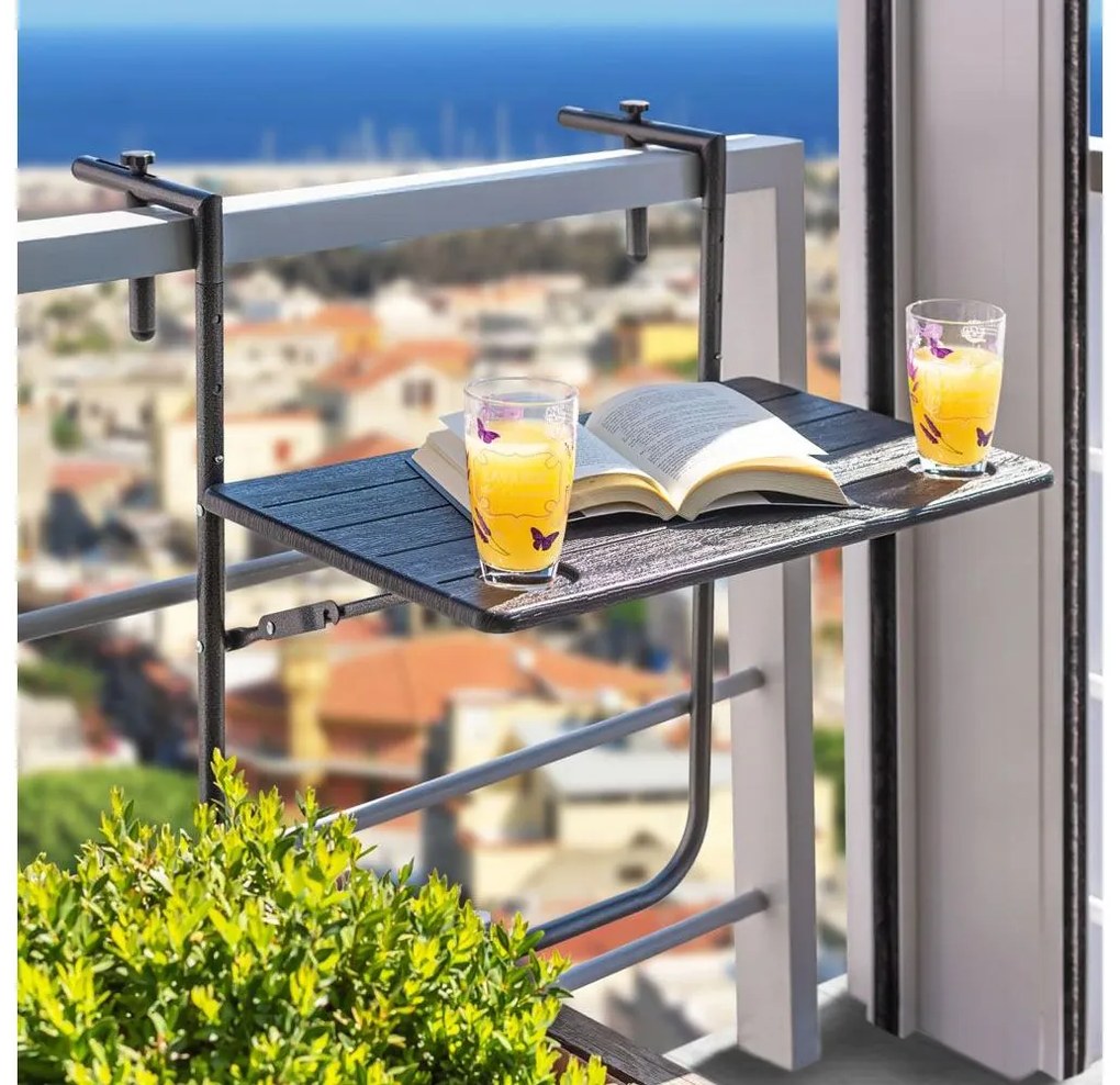 Balkon asztal Unisource (fekete). 1116540