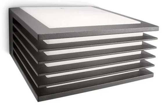Philips - Kültéri fali lámpa SHADES 1xE27/15W/230V IP44 antracit