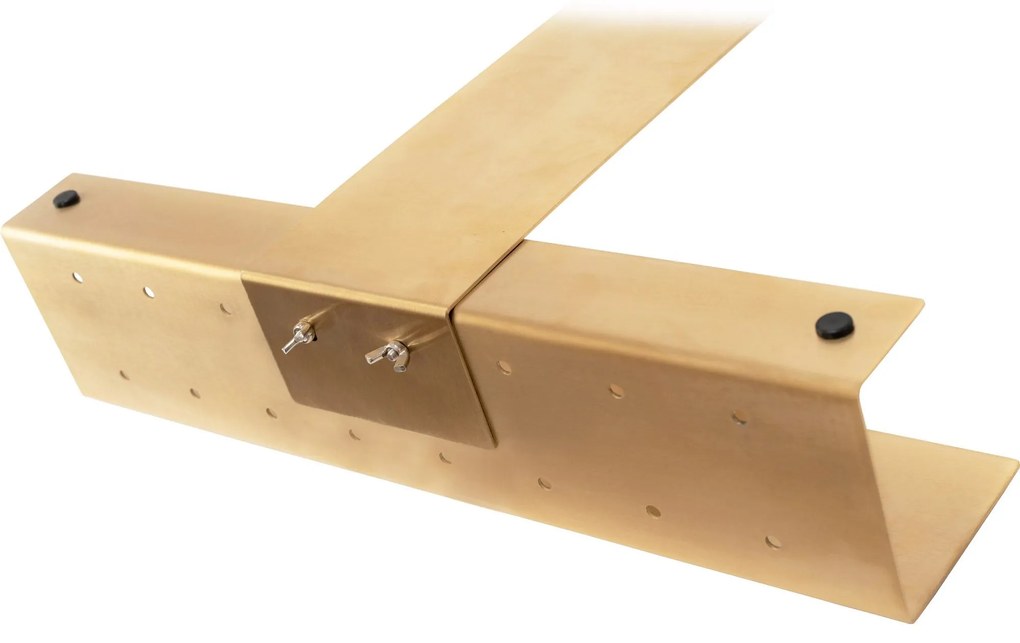 Zuhanykabin Polc TORI Gold brushed