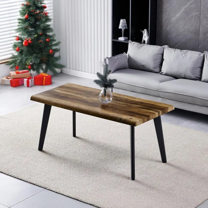 Dohányzóasztal 120 × 60 × 55 cm, MDF, öregfa CT-F4412 OLW