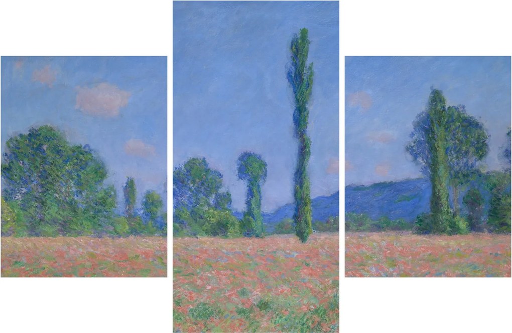 Kép - Claude Monet, Poppy Field (Giverny), reprodukciók (90x60 cm)