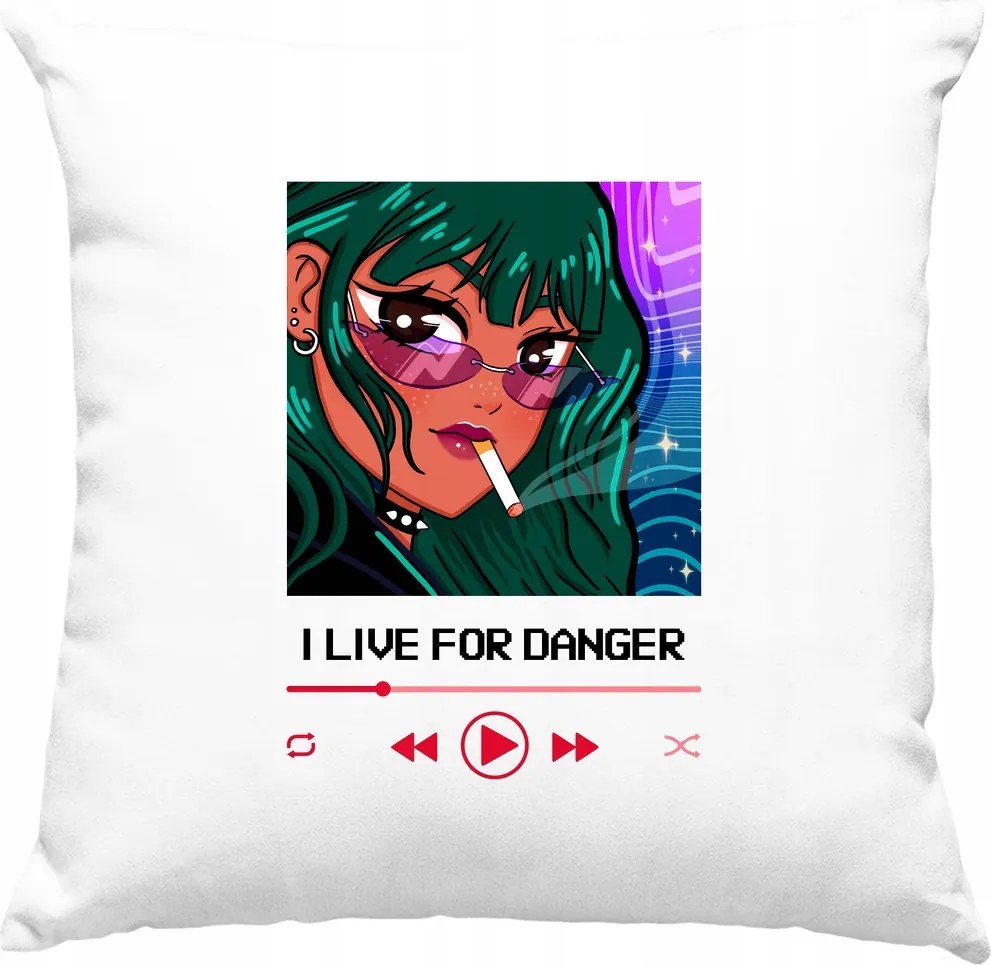 Anime párna Lány Divatos 2 Fehér