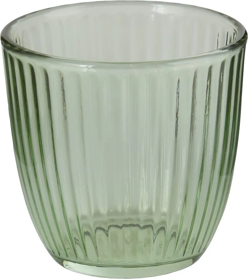 LINEE üveg pohár 290ml, zöld