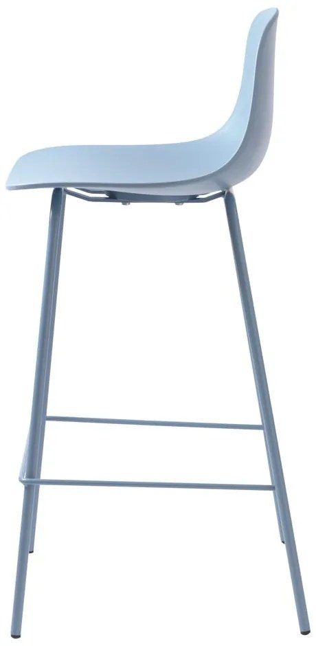 Világoskék műanyag bárszék 92,5 cm Whitby – Unique Furniture