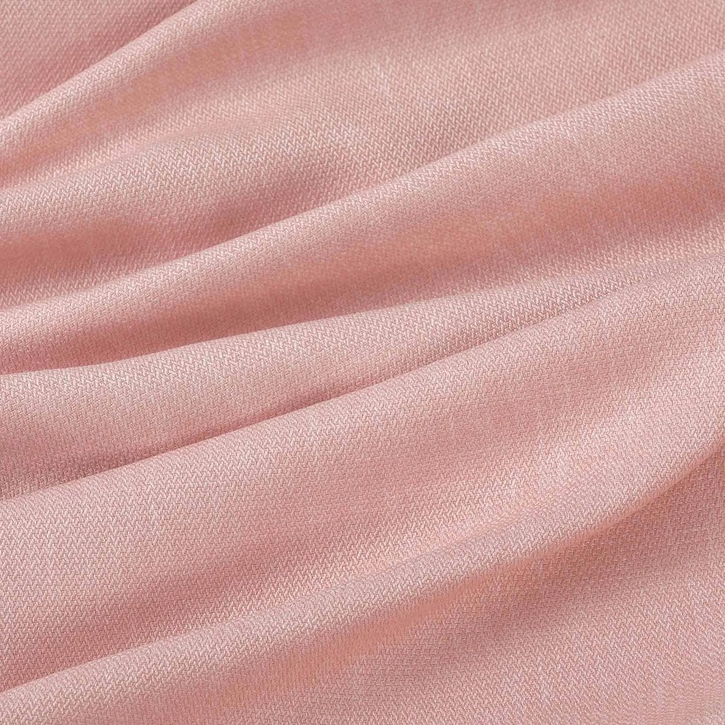 Goldea peru dekoratív drapéria - púderrózsaszín 160x135 cm