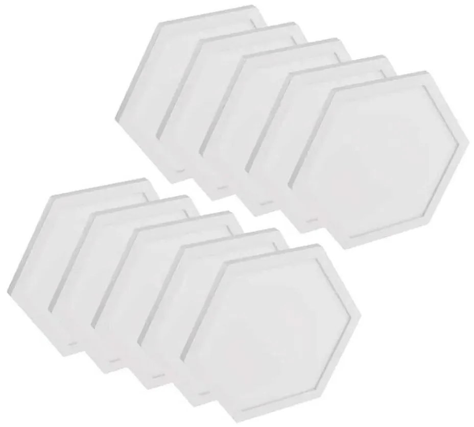 KÉSZLET 10x RGBIC Dimmelhető panel LED/1,9W/230V Wi-Fi Tuya