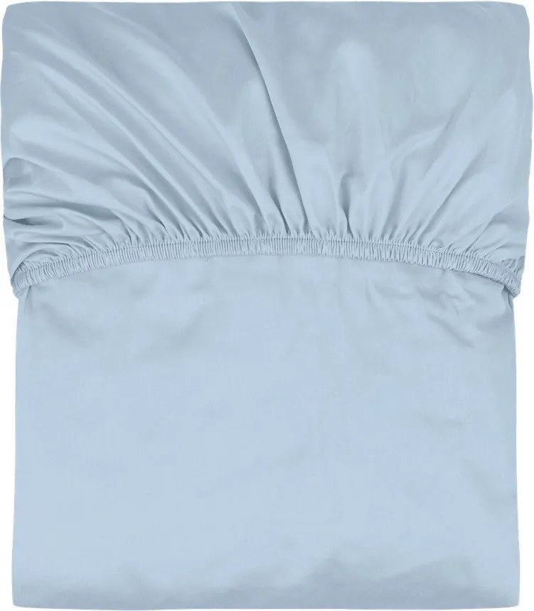 Világoskék gumis pamut lepedő 180x200 cm Oba – noo.ma