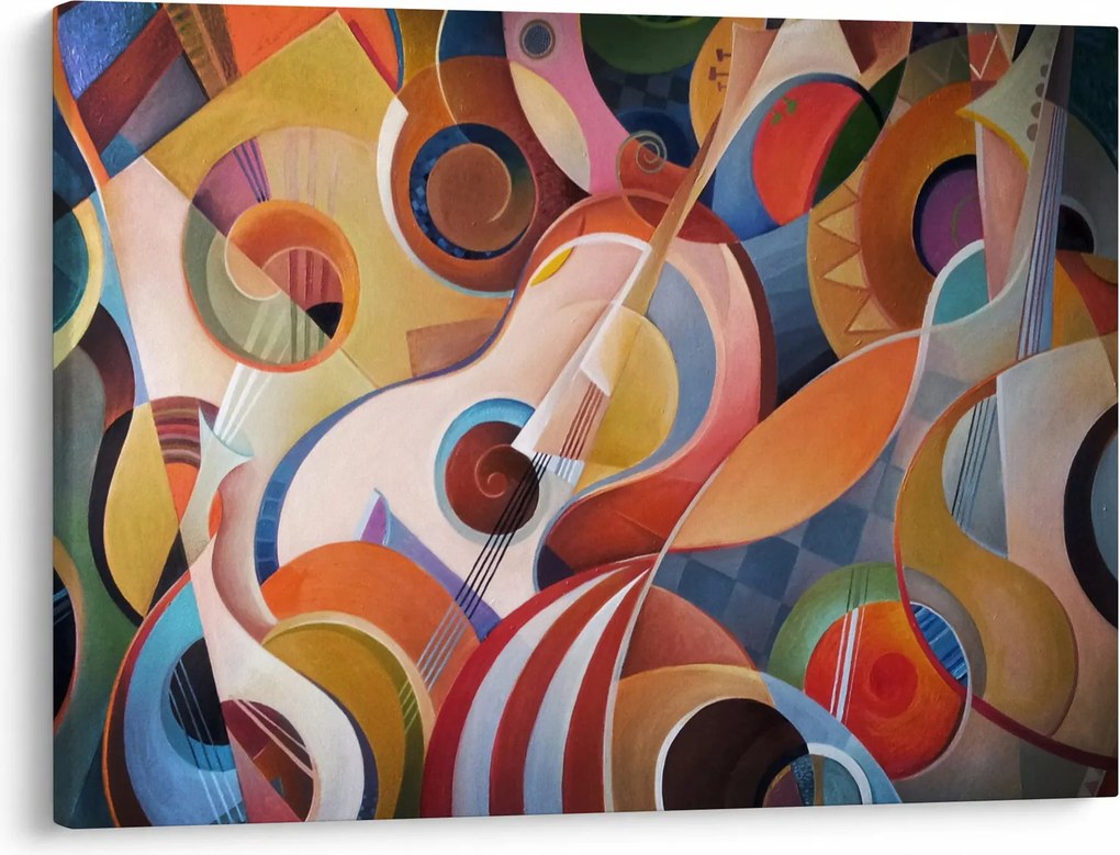 Kép - Zenei absztrakt (70x50 cm)
